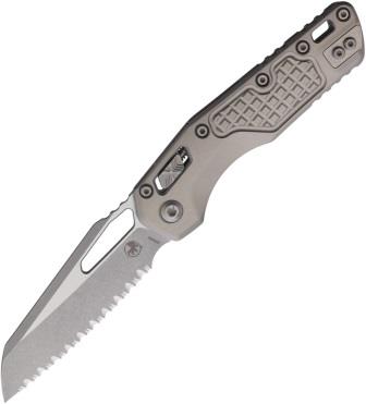 MCT21012APFRNC Microtech Standard Issue MSI Ram-Lok Pocket Knife Frag Gray